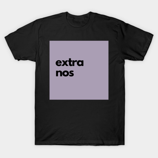 extra nos, purple T-Shirt by bfjbfj